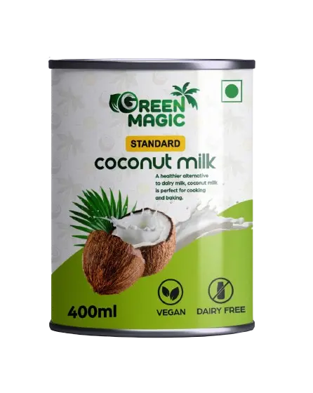 Green Magic Coconut Milk | Free TCW|100% Natural|Organic|Cooking|Healthy fats- 400ml