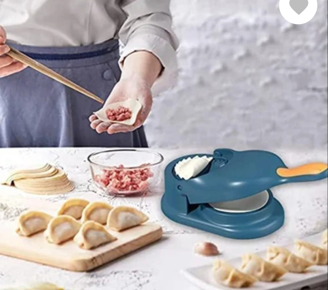 Amazing Dough Presser (Momo, Dumpling, Modak, Kolukatta, Gujiya) Maker