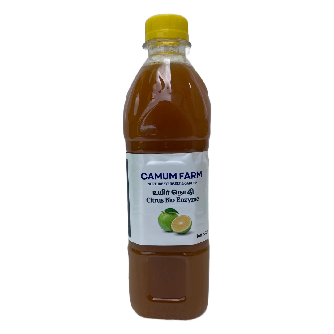 Camum Farm Citrus Bio Enzyme Cleaner - 500ml - Natural, Eco-Friendly Multi-Purpose Cleaner