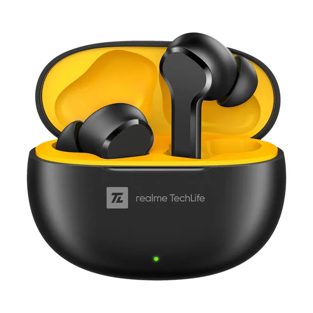 realme Techlife T100 Earbuds with AI Environment Noise Cancellation (IPX5 Water Resistant, Google Fast Pair, Black)