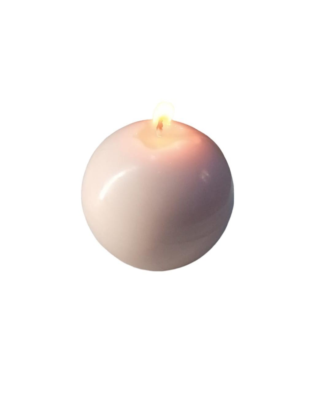 BALL CANDLE | Blush Ball Candle - 100g Gentle Glow