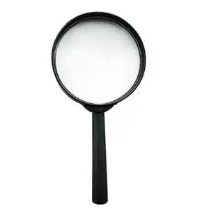 Magnifying glass Lens - reading aid made of glass - real glass magnifying glass that can be used on both sides - glass breakage-proof magnifying glass, Protect Eyes, 75mm & 50mm (2pc Set)