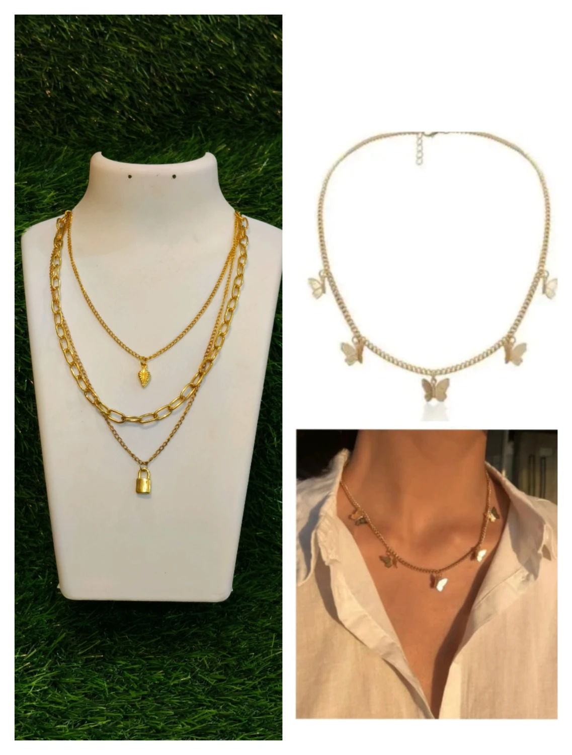 Three layered chain and Butterfly chain