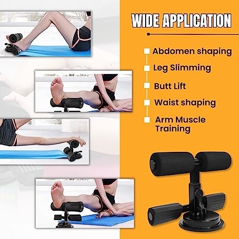 Sit-ups And Push-ups Assistant Device Home Fitness Equipment, Lose Weight Gym  Workout Portable Self-suction Sit-up Bar For Men Women Abdominal Chest And  Arm Muscles Exercise Sit Up Tool., Push Up Stand, पुश