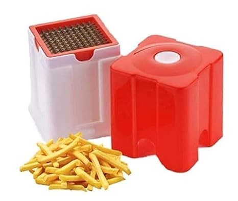 Premium Heavy Quality Finger Chipser for Your Kitchen|Potato Chips Maker|French Fries Cutters|Chips Machine|Snacks Finger Maker (Plastic, Multicolor)