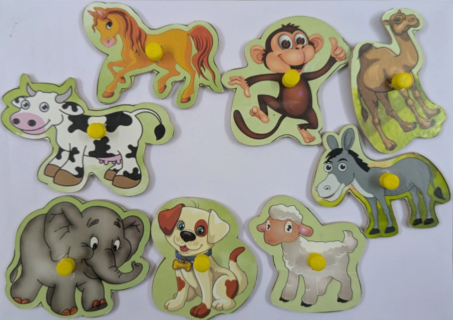 Smash E-STORE WOODEN EDUCATIONAL ANIMAL PEG BOARD