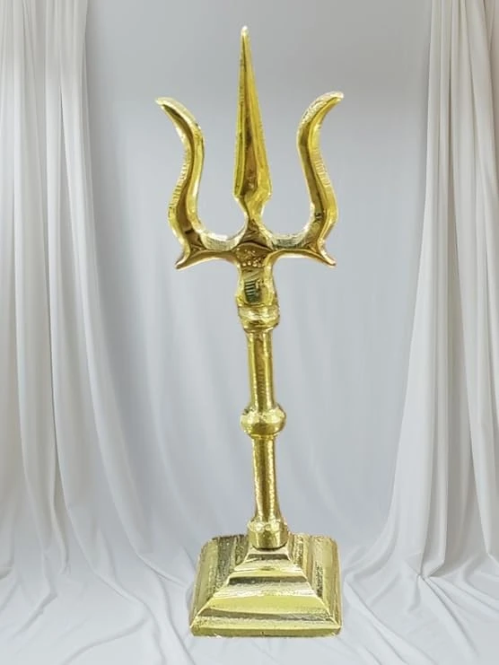 Small Size Brass Trisul 3.5 INCHES