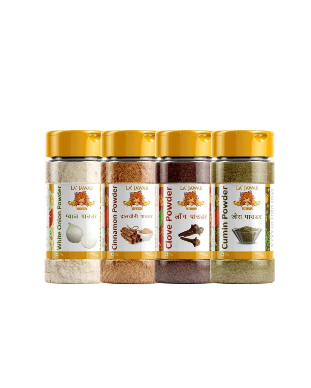 Seasoning Combo (4 Flavors) | Cinnamon, Clove, Cumin & White Onion Powder Spice Blend