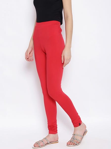 MM Style- Women's 4-Way Stretch Leggings for Every Occasion (Orange red)