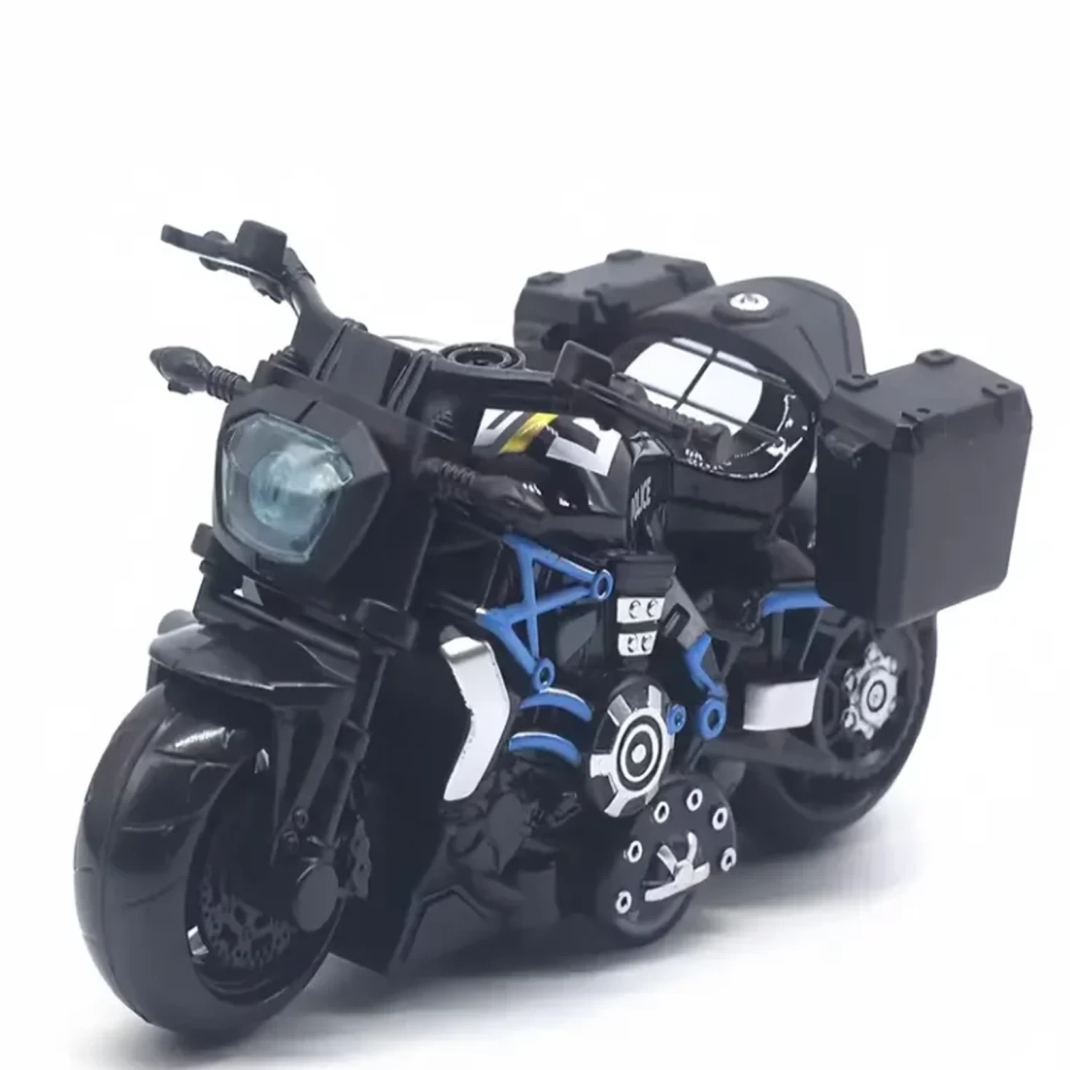 DIECAST Motorcycle - 1pc, Durable Metal Mini Motorbike |Pull-Back Alloy Motorcycle Model Toy with Return Driving Function, Fun Gift for Kids