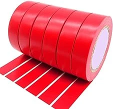 Self Adhesive PVC Electrical Insulation Tape RED 5 NOS (16mmx7mx0.125mm) - RED TAPE 5NOS