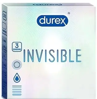 Durex Invisible Condoms for Men 3 Count Humarabazar