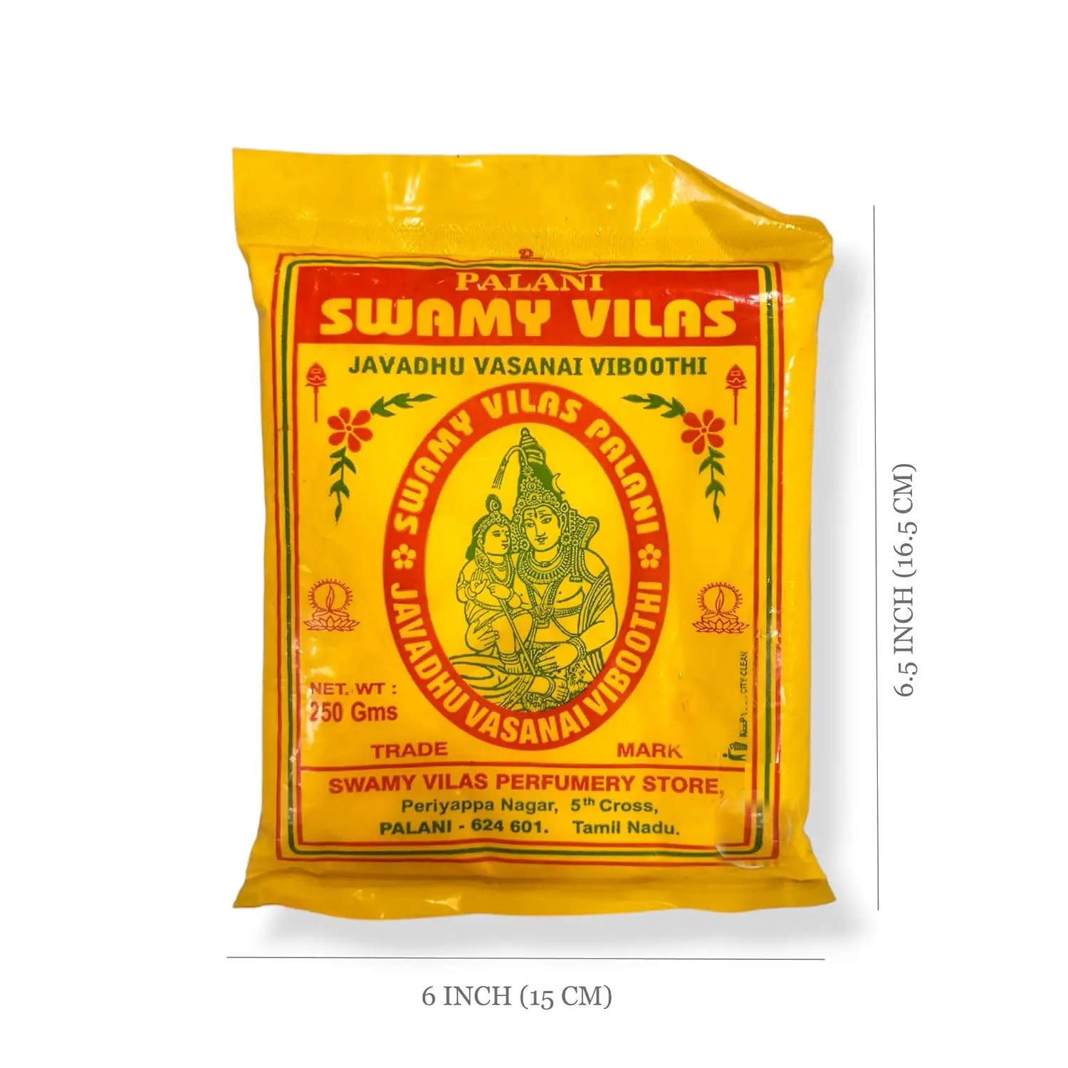 Vibuthi - SM organic & Herbal javadhu vasanai vibuthi - 250 g