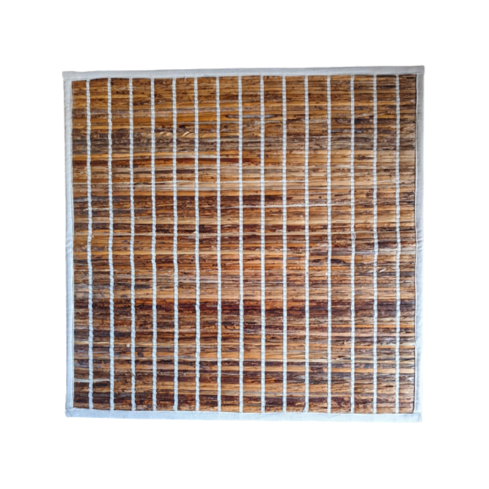 Natural Fibre Banana bark Meditation Mat with Handloom made | Eco Friendly | 24L x 24W inch | Women and Men Pack of 1