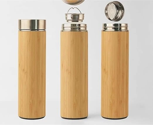 Arembi-Eco-Friendly Bamboo Water Bottle 450 ml-PACK OF 2