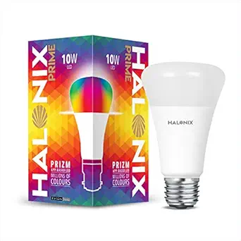 Smart Home Upgrade: Halonix Wi-fi Prizm 12w B-22 Million Colors Smart Bulb