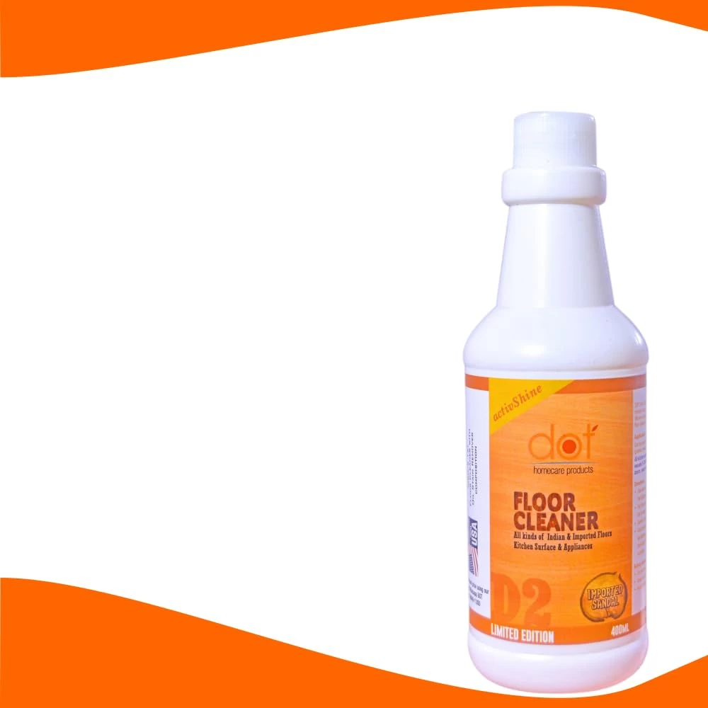 DOT Floor Cleaners - 1st floor cleaner in India with Heavy Oil Stain Remover & Shiner composition (Imported Sandal Fragrance)