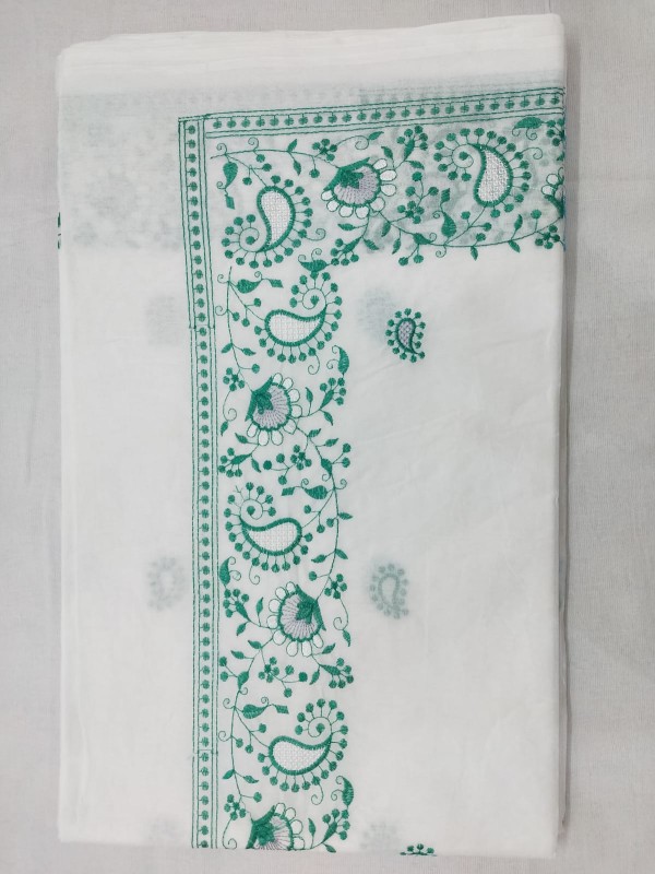 Organdy Embroidery sarees