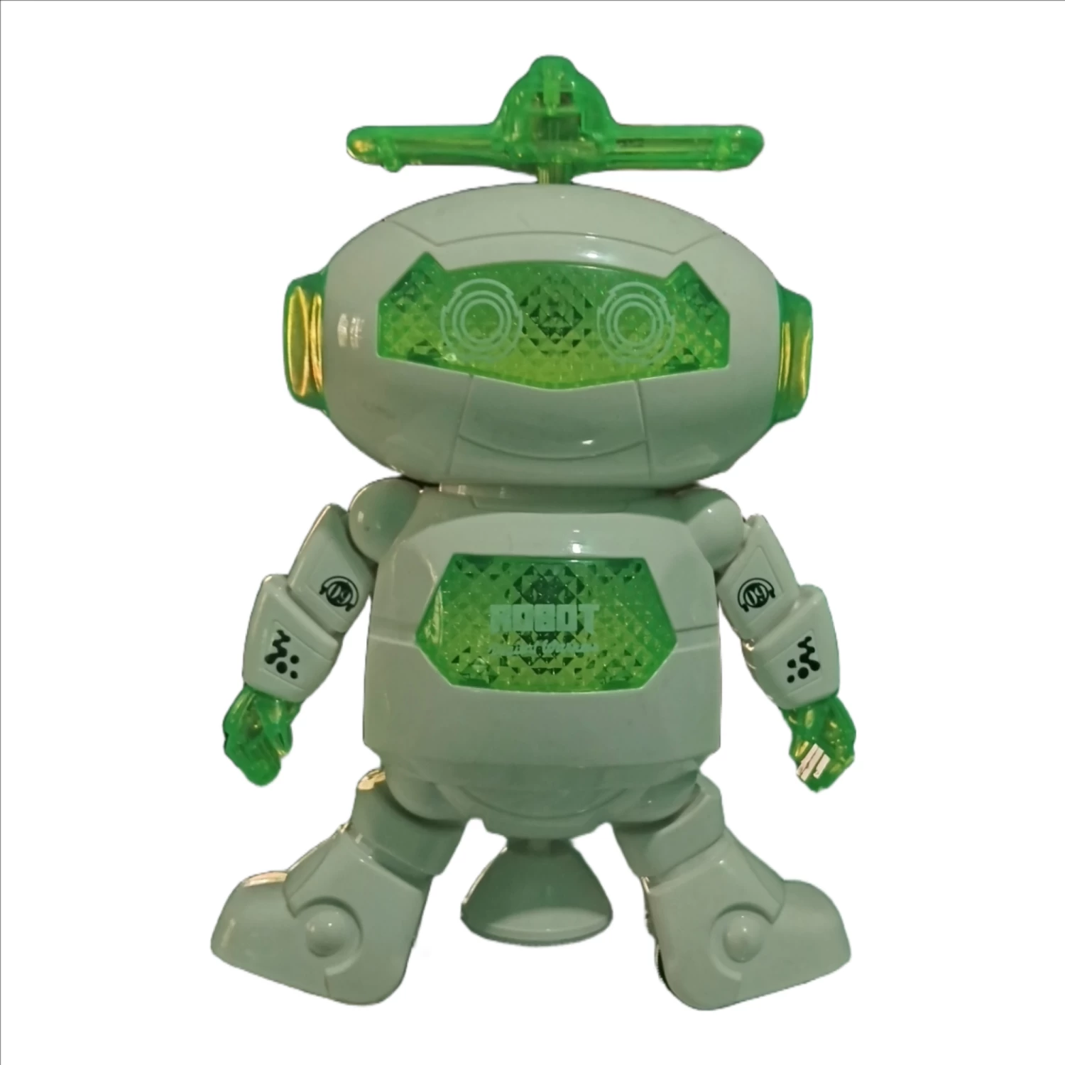 Stylish Dancing Robot Toy with 3D Lights, Music, & Non-Toxic Plastic - Multicolor