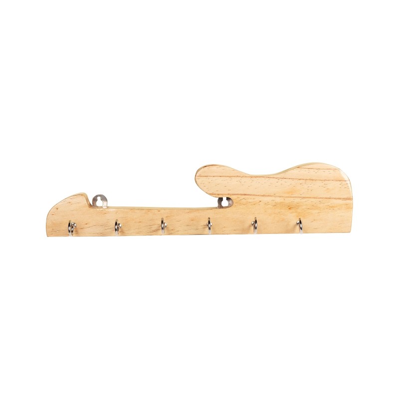 Wooden Guitar Key Holder-Wooden Wall Mount Guitar Key Holder-Wooden Guitar Key Hanger | Wooden Key Stand-Wooden Classic Guitar Key Holder- Wooden Key Hooks-Wooden Guitar Key Chain Holder-Wooden key ho