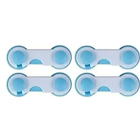 Baby Safety Locks/Latches for Cupboard,Drawer,Cabinet,Toilet lid,Oven-4 Counts