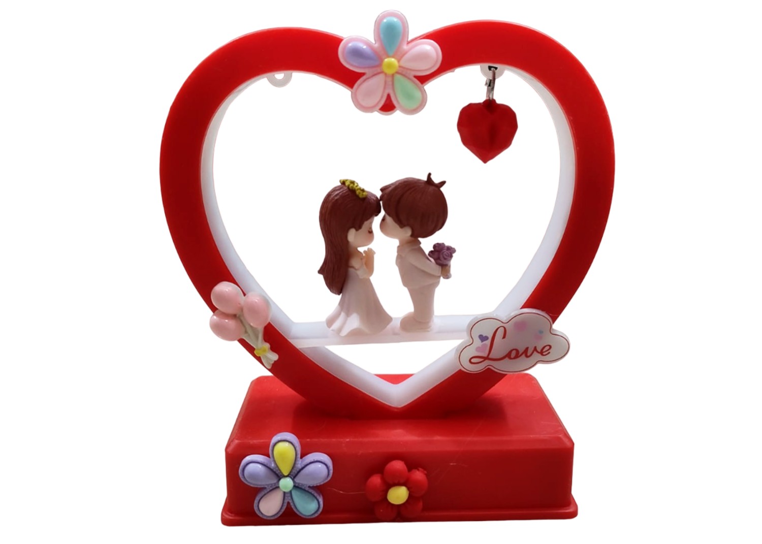 Gifts Byte Cute Couple Showpiece with 2 Kids Happy Family