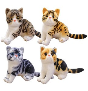 Cute Colorful Cat Soft Toy for Kids - Pack of 1 - 30 cm - Random color will be send