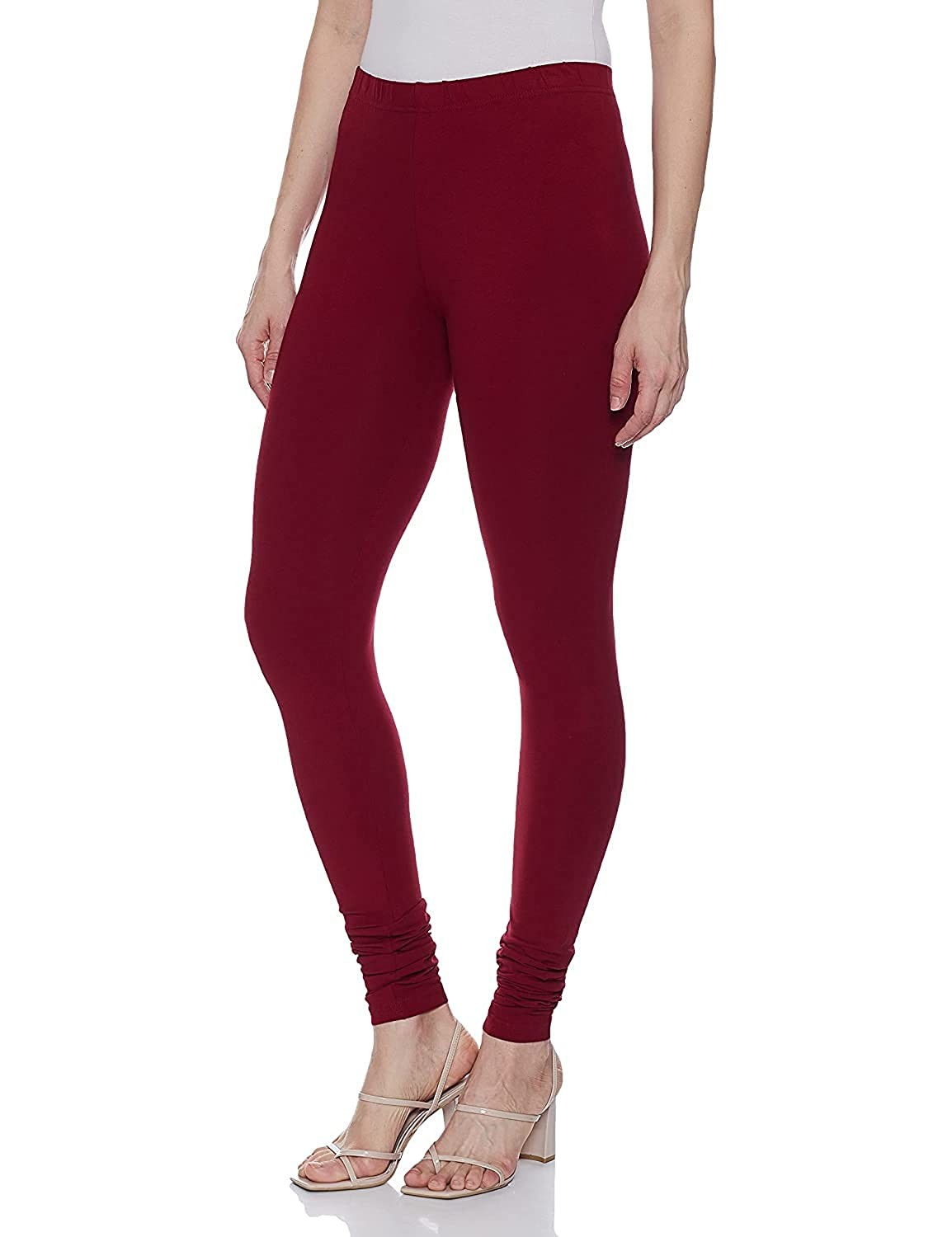 MM Style- Women's 4-Way Stretch Leggings for Every Occasion (Maroon)