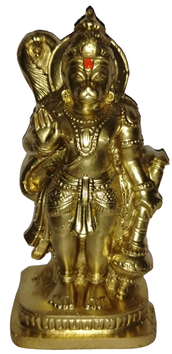 Lord Hanuman / ANJANEYA / MARUTHI Standing Posture POLYMARBLE Idol 10 cm Height