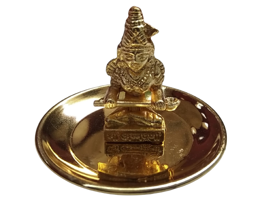 Simsnura Annapurna Devi (Goddess of Food) Traders Annapoorani Statue for Puja| Annapurna  Brass| Brass Annapurna Devi Idol| Food with Fine Carving Work Art