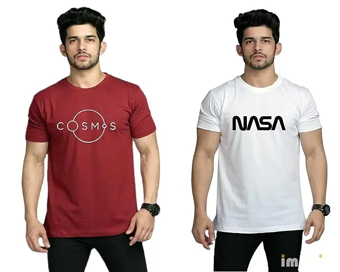 Philodox by attire Combo T Shirt for Men - Space Gym