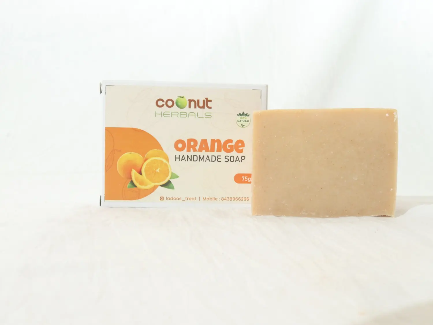 Conut Herbals coconut oil soaps Orange