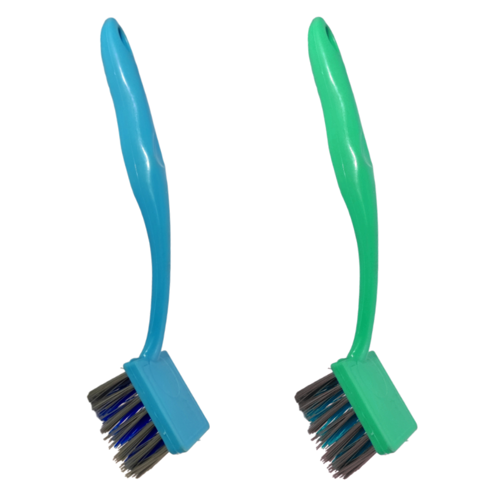 Dish and Sink Wash Brush for Kitchen Set of 2 (Multi Colour)