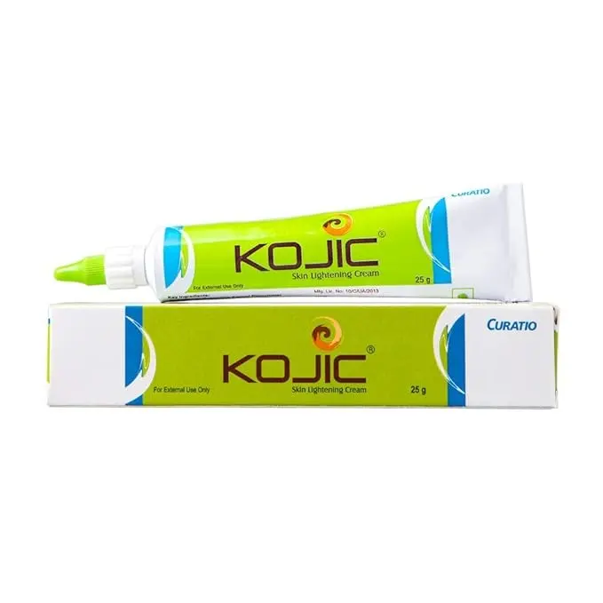 Kojic Cream/For Skin Whitening and Lightening/De-Pigmentation and Removal of Black Spots, 25g