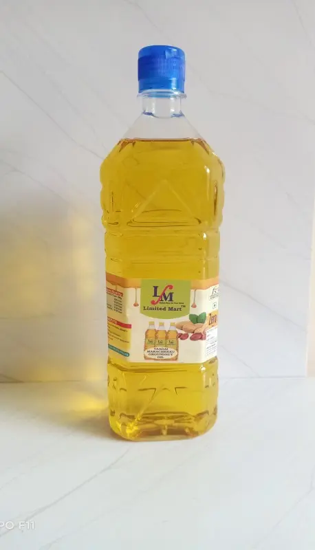 Chemical-Free Kal Chekku Groundnut Oil | 100% Pure, Cold-Pressed, Natural Oil for Cooking & Health