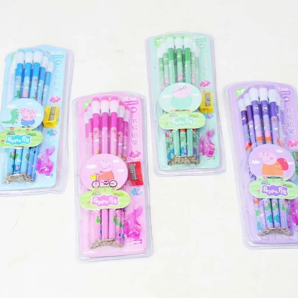 12 Pcs Pencil Sharpener and Cap Set - Bulk Pack