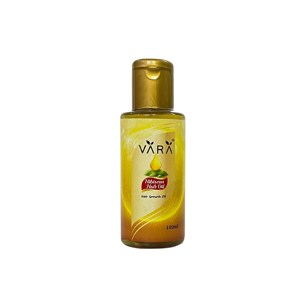 VARA Hibiscus Hair Oil 100ml With Goodness of Avocado, Curry Leaves, Vetiver, Onion, Castor & Fenugreek