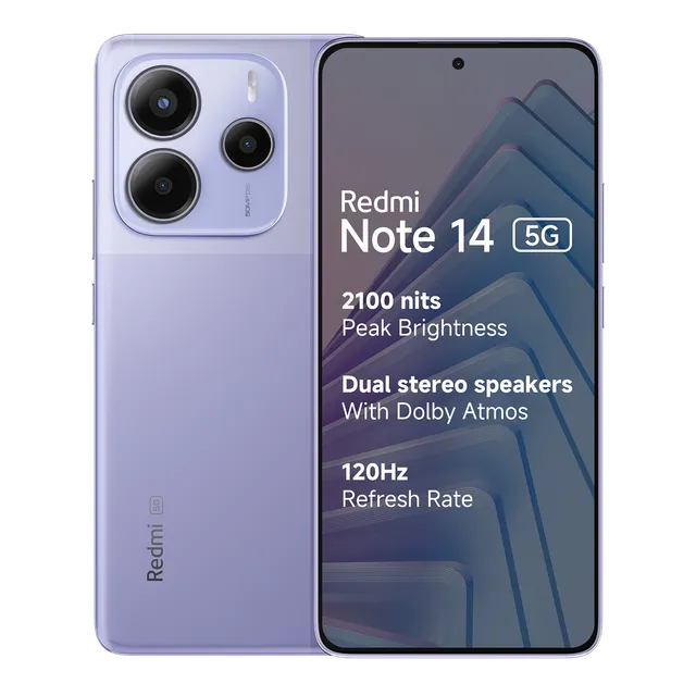 Redmi Note 14 5g Mobile 8gb/128gb Phantom Purple