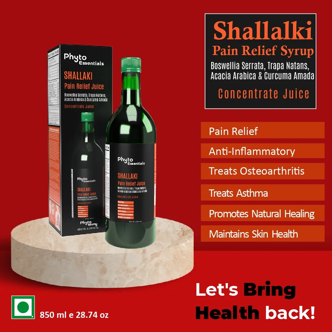 Shallaki Pain Relief Juice - Natural Boswellia & Herbal Blend for Joint Pain Relief