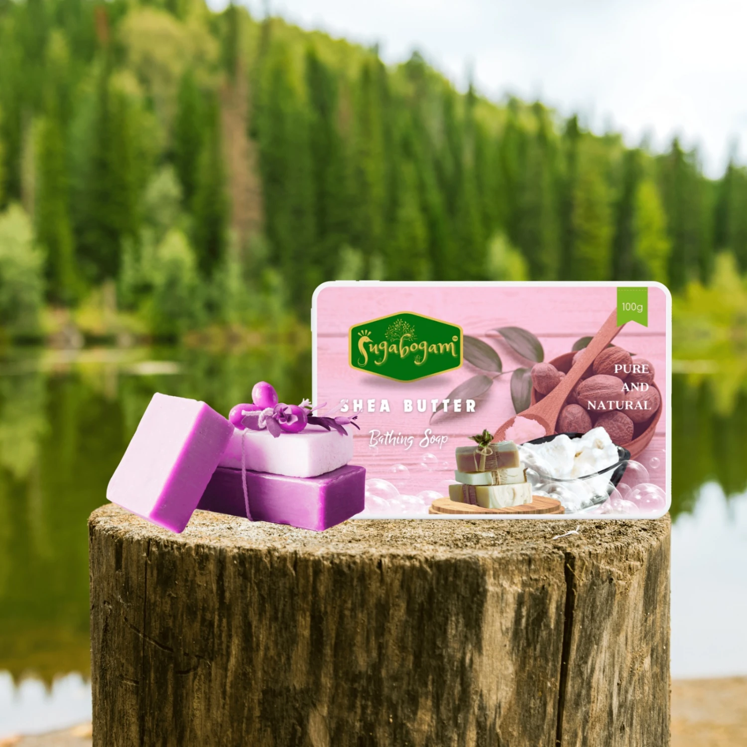 Shea Butter Soap - 100g - Pack of 4