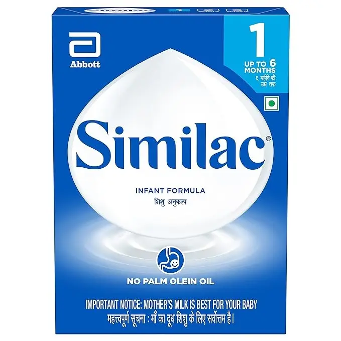 Similac Infant Formula Stage 1, Up To 6 Months, 400G Box, No Palm Olein Oil, Immune System And Bone Development Powder