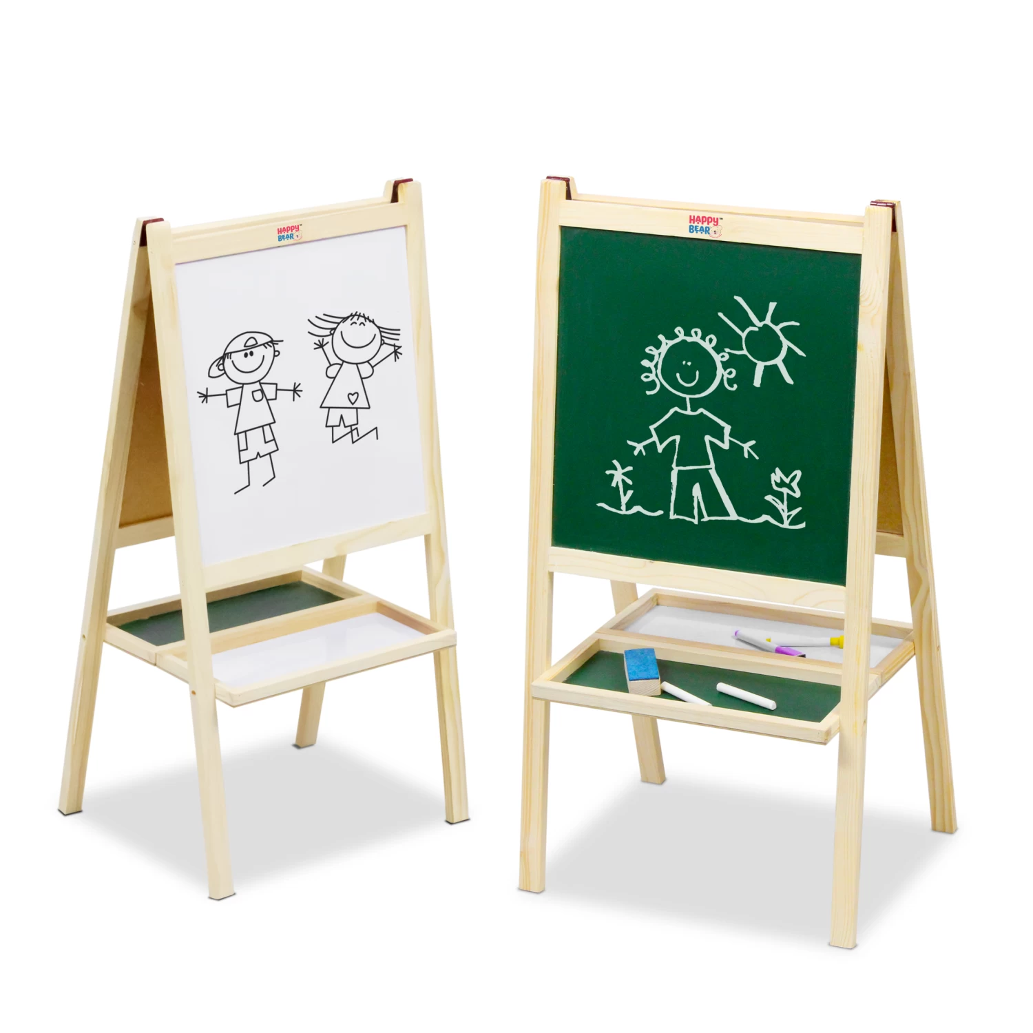 2-in-1 Easel Board for Kids – Fun Learning & Creativity Tool