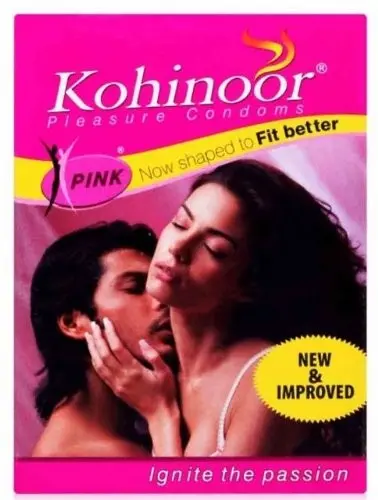 Kohinoor Condom Pink 10s