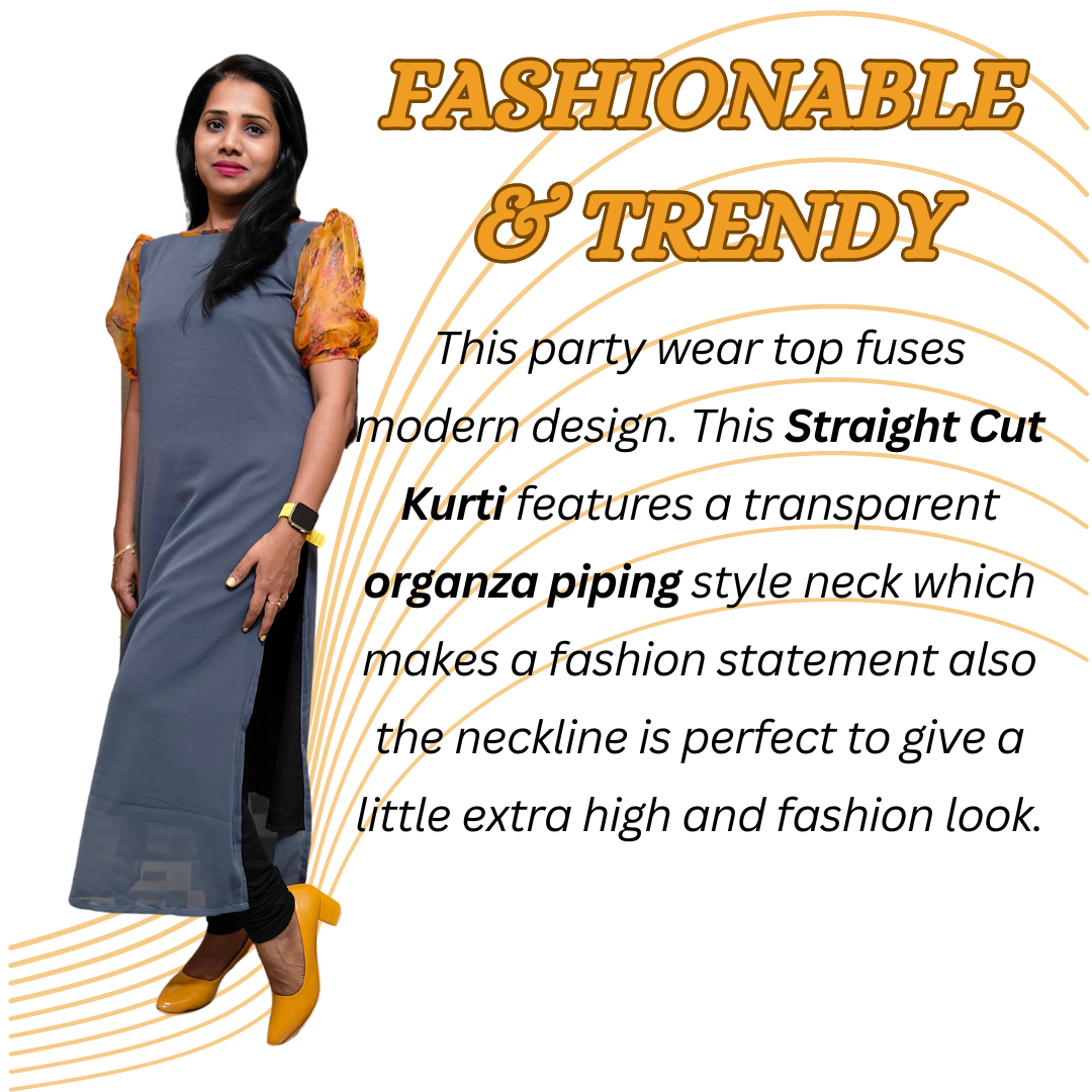 Purple Embroidered Kurti Set | Embroidered kurti, Straight kurti designs,  Kurti designs party wear