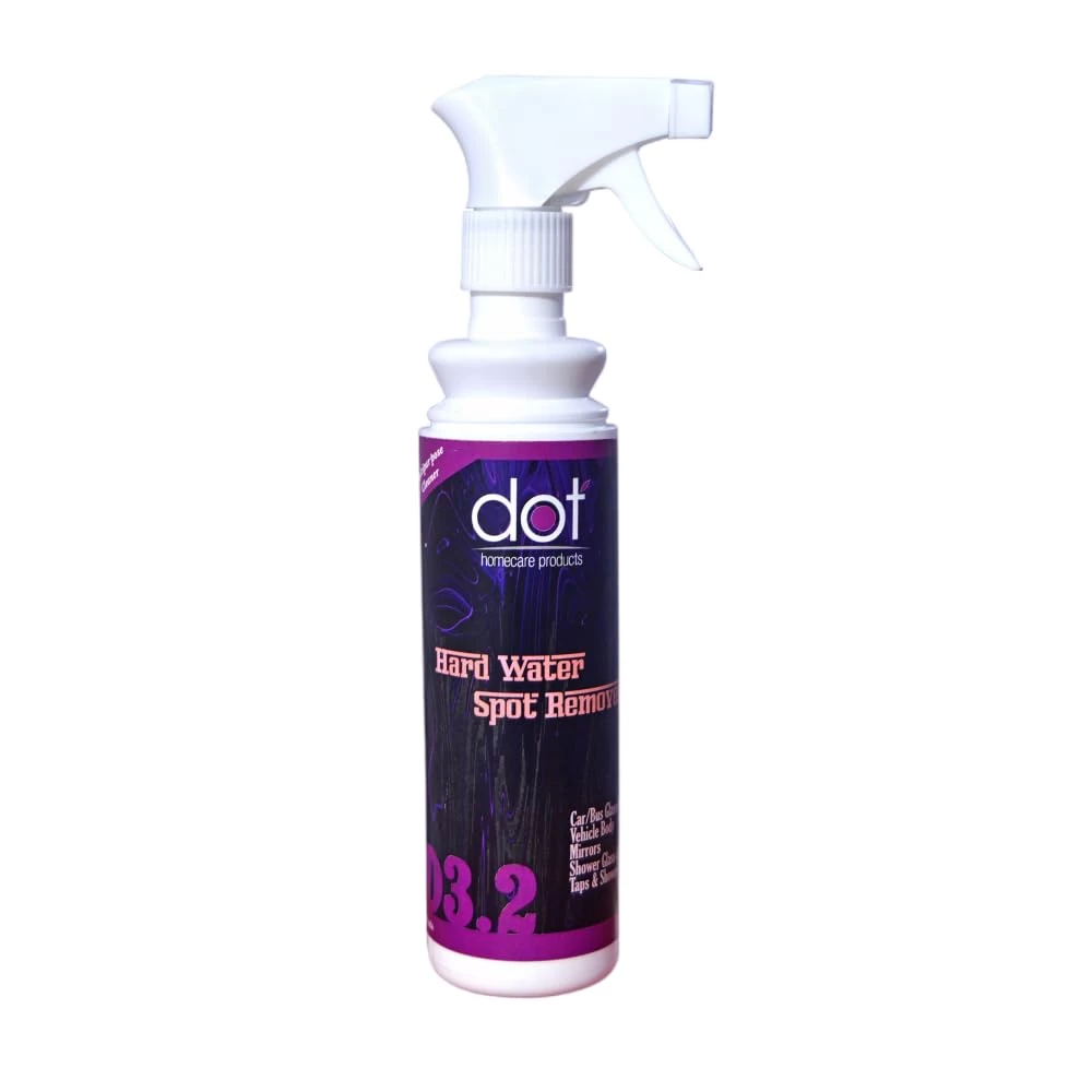 DOT Hard Water Spot Remover 300ml (Pack of 2) | Car, Bus Glass, Windshield, Windows, Tap, Shower, and Shower Doors, Bathroom Mirrors - Remove salt stains