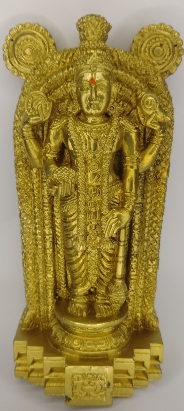 GURUVAYURAPPAN / GURUVAYOOR Temple /Guruvayurappan POLYMARBLE Idol 10 cm Height