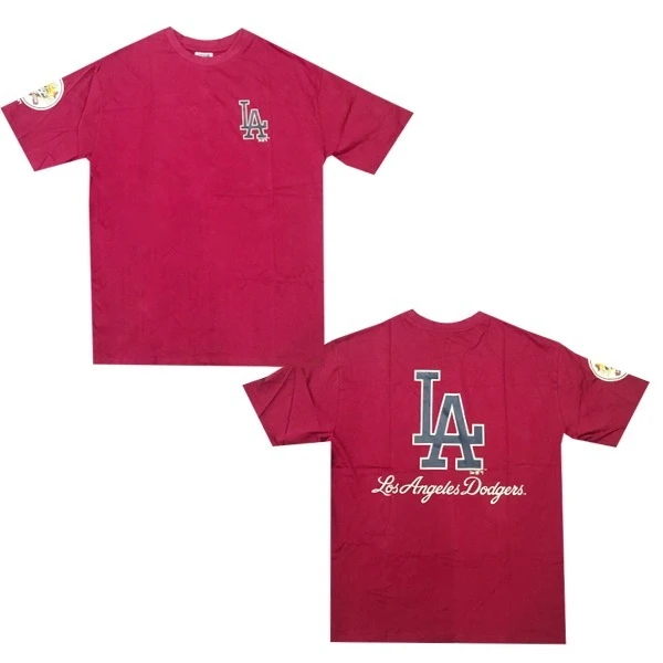 LA Dodgers Bold Red Tee – Classic Logo Edition