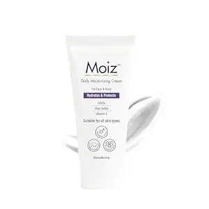 Moiz Daily Moisturizing Cream for Face & Body | Formulated with 9 Moisturizers | Suitable for Sensitive Skin | Paraben free & Cruelty free