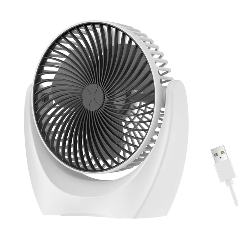 CUTDOT | Portable USB Cooling Fan | Desk Fan with Adjustable speed and Rotatable Head for Office Home Travel Bedroom | USB powered | Pack of 1.