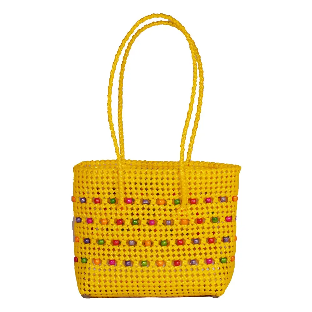 Beaded Wire Bags  Plastic Wire Bags Plastic shop Grocery BagA Fashionable and Functional Essential